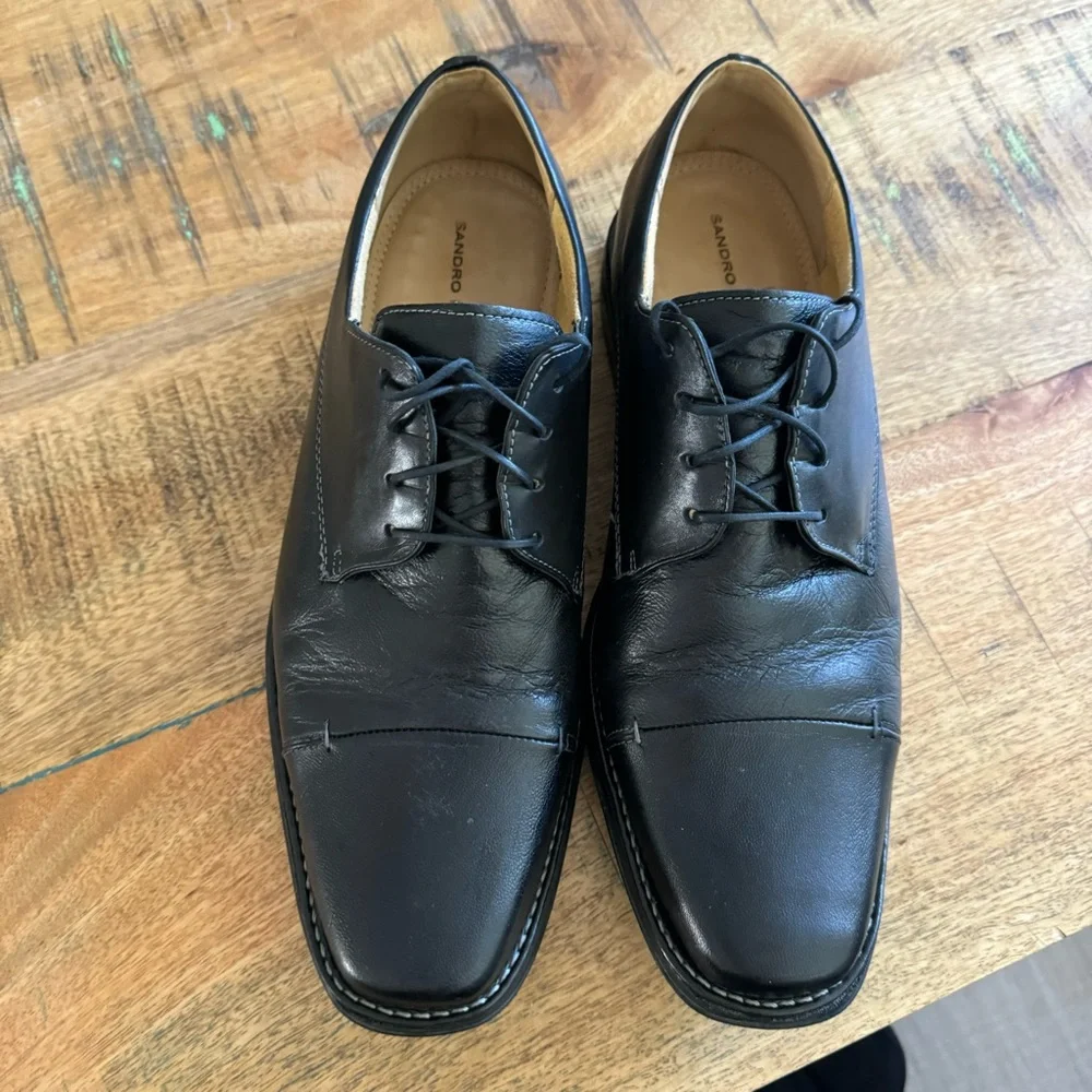 Sandro Moscolini Cap Toe Leather Derby Mens Dress Shoes Size 11.5 D
